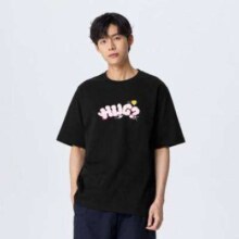 Semir 森马 夏季热卖通勤字母印花休闲男士短袖t恤