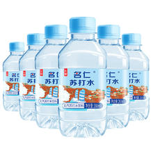 mingren 名仁 苏打水饮料 无糖无汽弱碱性水 260ml*6瓶