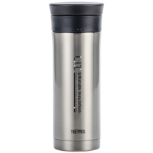 膳魔师（THERMOS） 保温杯男女车载便携泡茶杯茶水分离不锈钢保温杯 JMK-500 不锈钢色 470ml