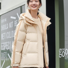 TANBOER 坦博尔 女短款加厚羽绒服