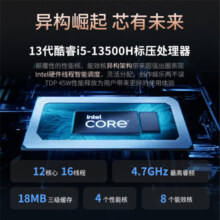 玄派玄意星 星空笔记本电脑 13代酷睿i5-13500H/锐炬Xe核显 14英寸2.5K高刷标压轻薄本 i5-13500H-16G/512G