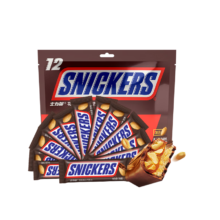 PLUS会员：SNICKERS 士力架 花生夹心巧克力 240g
