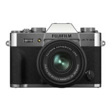 富士（FUJIFILM）X-T30 II/XT30 II 微单相机 套机（15-45mm镜头 ) 银色 2610万像素 18种胶片模拟 视频提升