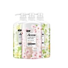 ACCEN 澳雪 香氛美肌花果香沐浴露套装留香沐浴液 500ml*3百合+樱花+橙花