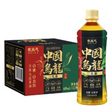 PLUS会员、需首购：有丛气 乌龙三兄弟乌龙茶608ml*12瓶