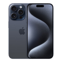 plus会员：Apple iPhone 15 Pro (A3104) 256GB 蓝色钛金属