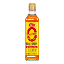 plus会员：海天海天料酒 0添加金标料酒500ml *2件