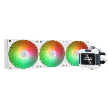 再降价、PLUS会员、概率券：Thermalright 利民 FROZEN WARFRAME 360 WHITE ARGB 寒冰装甲 支持 LGA1700一体式水冷散热器 IPS液晶屏