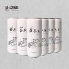 岱记精酿经典小麦白啤酒精酿啤酒 原浆橘香白啤330ml罐装整箱 原麦汁11度 毋养鱼白啤 330mL 12罐 小酒版