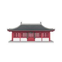 重拾营造 四方馆 万里走单骑联名洛阳篇 通用榫卯积木