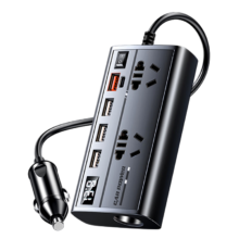 plus会员、需首购:梦多福 车载逆变器12v24v转220v 八口同时快充