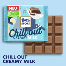 概率券、plus会员：瑞特滋（RITTER SPORT）德国奶油夹心牛奶巧克力100g