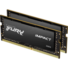 金士顿 (Kingston) FURY 32GB(16G×2)套装 DDR4 3200 笔记本内存条 Impact风暴系列 骇客神条