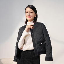 京东PLUS：BOSIDENG 波司登 小香风系列 女士鹅绒羽绒服 B30134116