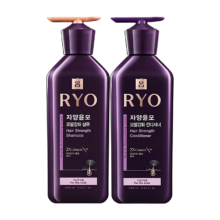 京东百亿补贴、plus：吕（Ryo）紫吕强韧蓬松洗发水护发素控油洗护套装 洗400ml+护400ml