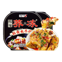 沟门前山西特产小吃柳林碗团荞麦冻低脂轻食小凉菜即食速食碗装245g*2