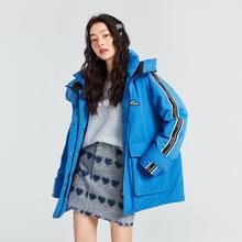 限尺码：雪中飞 SNOW FLYING 女式短款羽绒服