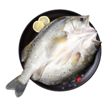 京东百亿补贴：钓鱼记开背海鲈鱼500g-650g 去鳞去鳃去内脏