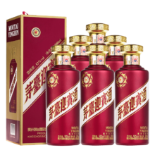 PLUS会员、京东百亿补贴：MOUTAI 茅台 迎宾酒 紫迎宾 酱香型白酒 53度 500ml*6 整箱装