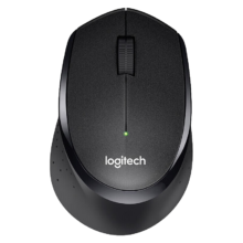 罗技（Logitech）M330无线鼠标轻音鼠标M330黑色