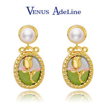 VENUS ADELINE淡水珍珠耳钉女
