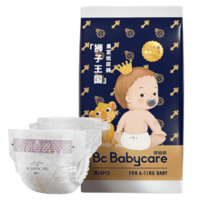 PLUS会员、需换购：babycare 皇室狮子王国弱酸纸尿裤 M4片 (6-11kg) 中号婴儿尿不湿M4体验装