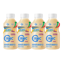 PLUS会员，限地区:蒙牛 优益C0脂活性益生菌乳酸菌饮料 百香果味330ml*4瓶*4件