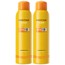 plus会员，百亿补贴：Mistine（蜜丝婷）小黄喷防晒喷雾180ml*2 男女便携