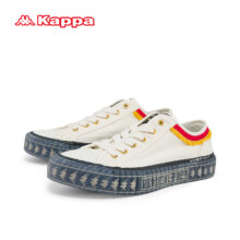 plus会员:KAPPA卡帕 夏季帆布鞋 韩国白