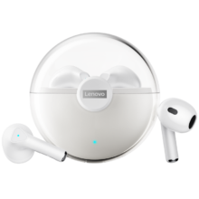 联想（Lenovo）【好评10W+】LP80真无线蓝牙耳机入耳式降噪隔音长续航超强音质耳机运动跑步游戏苹果oppo华为通用 【典雅白】无感佩戴/续航5小时