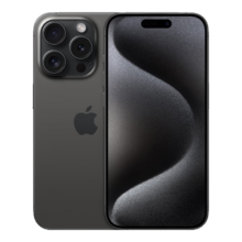 plus会员：Apple iPhone 15 Pro 256GB 黑色钛金属A3104手机 MTQ83CH/A