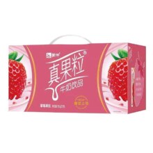 12号10点 6月 蒙牛 真果粒草莓味牛奶250g*12盒