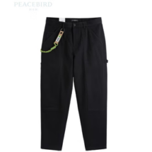 PEACEBIRD 太平鸟 男装 秋季锥形休闲裤