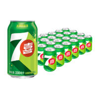 pepsi 百事 可乐七喜碳酸饮料330ml*24罐整箱饮品（包装随机）