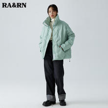 RA&RN基础款宽松短款羽绒外套