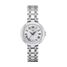 天梭（TISSOT）刘亦菲同款 小美人系列腕表 钢带石英女表 T126.010.11.013.00