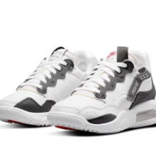 耐克（NIKE）Jordan Ma2缓震防滑耐磨实战篮球鞋GS/白色/黑色/红色CW6594-106 36