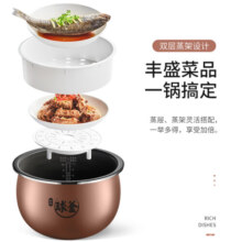 苏泊尔（SUPOR）电饭煲5L精铁球釜IH电磁加热24H智能预约电饭锅家用2-10人多功能煮饭锅煮粥 SF50HC750 5L