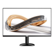 AOC 23.8英寸 100Hz AH-IPS广视角 HDRMode HDMI 低蓝光不闪 可壁挂 超薄节能办公电脑显示器 24B31H