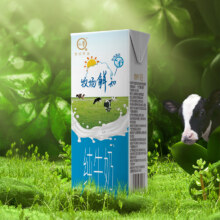悠纯 认养 牧场鲜知 纯牛奶 200ml*20盒