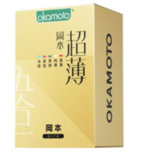 OKAMOTO 冈本 鎏金礼盒 22片（四合一套装*14+skin纯*3+激薄*5）