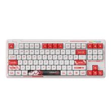 京东PLUS：凌豹 K87 Pro 三模客制化键盘 87键 RGB 赛拉芬娜 LEOBOG花田轴