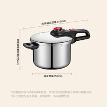 Tefal 特福 TFYS22Q2 不锈钢高压锅 6L 25cm