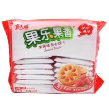 PLUS会员、临期品：嘉士利 果乐果香草莓味夹心饼干443g*3件