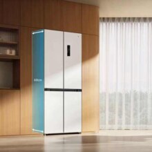 新品预售、PLUS会员：米家小米436升60cm超薄平嵌大容量十字对开门双开门家用冰箱 一级能效银离子除菌净味BCD-436WMBI