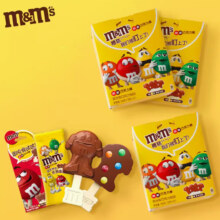 新品！m＆m’s 玛氏 巧克力棒棒糖12支礼盒装