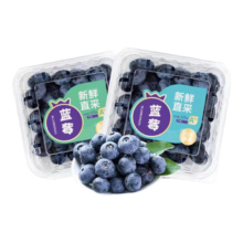 plus会员:樱桃说蓝莓新鲜水果 国产山东大蓝莓 时令生鲜125g/盒 精选中果 果径约14mm以下 4盒【JD冷链-送货上门】
