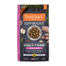 INSTINCT天然百利冻干双拼生鲜鸡肉小型犬粮4磅/1.8kg（保质期到24年12月)