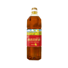 Plus会员:咪然食用油 非转基因物理压榨菜籽油  900ml