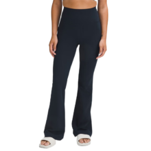 15日29点开始、需入会：lululemon Groove Nulu 女士超高腰喇叭裤 LW5FIXA 黑色